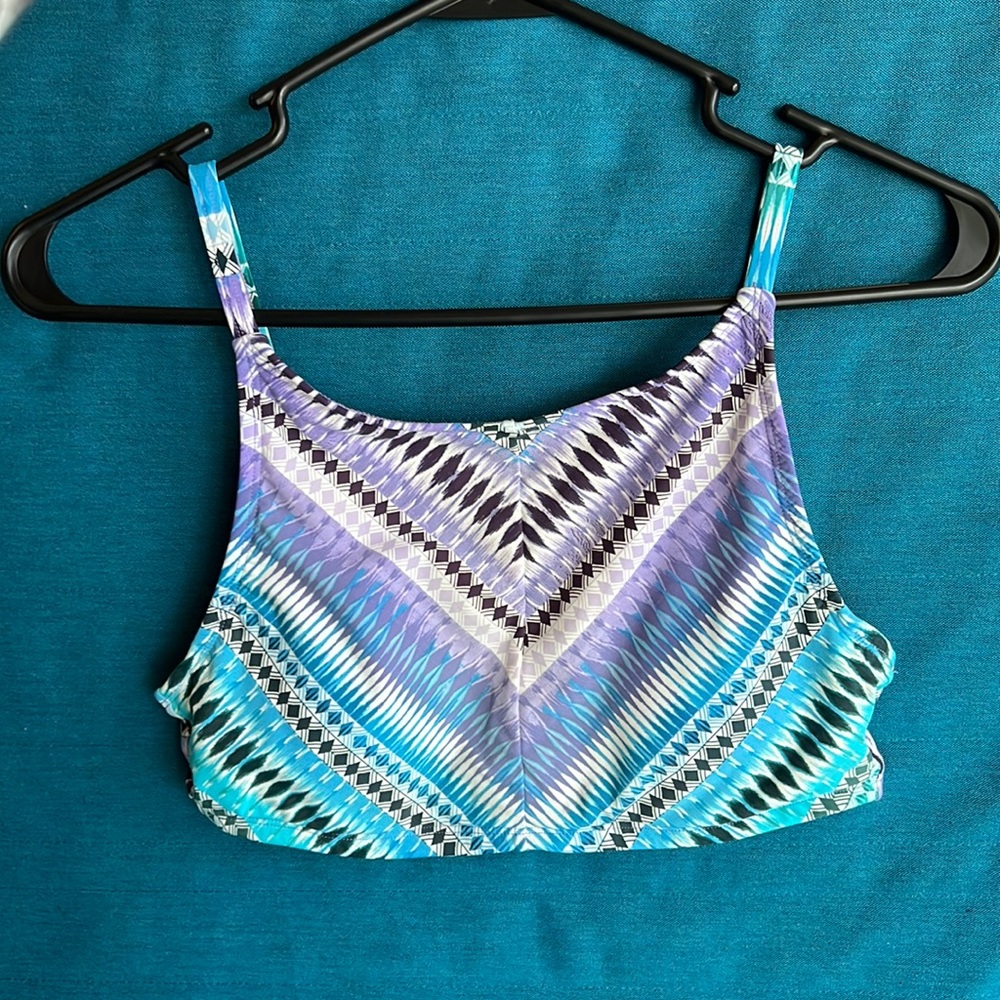 BLEU ROD BEATTIE High Neck Bikini Top Size 4